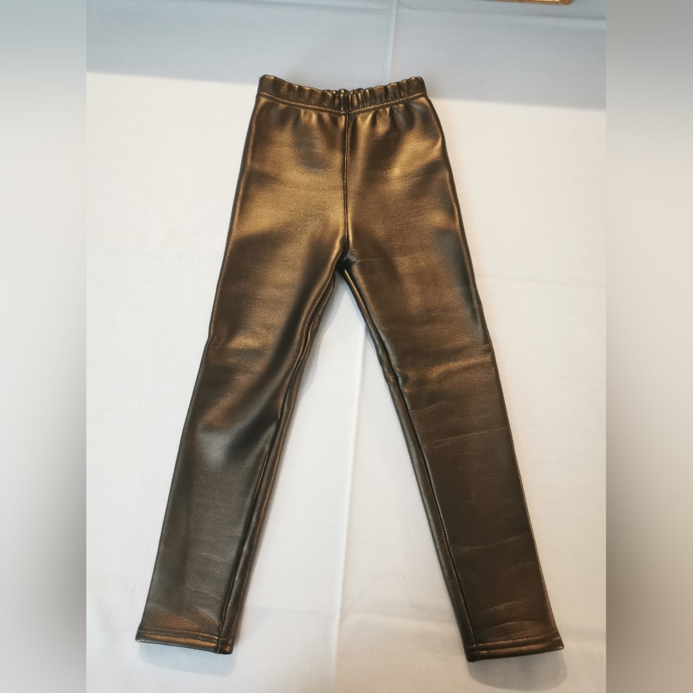 kids leather leggings